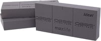 Flowerbox Oasis Black Ideal Maxlife Virághabszivacs 3db - 23x11x7,5cm Fekete Nedves Hab Friss Virágokhoz Esküvő Születésnap 1