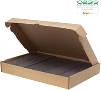 Flowerbox Oasis Black Ideal Maxlife Virághabszivacs 3db - 23x11x7,5cm Fekete Nedves Hab Friss Virágokhoz Esküvő Születésnap 4