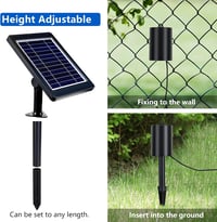 FLOWood Napelemes Tólevegőztető, 4W 3 Üzemmódú Oxigénpumpa 2200 mAh Akkumulátorral, 54l/h Légáramlás, Kerti Tavakhoz, Akváriumokhoz 3