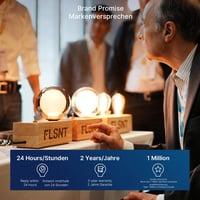 FLSNT E27 LED Vintage Izzó Mozgásérzékelős Automatikus 7W Meleg Fehér 2700K 2db 7