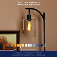 FLSNT Edison E27 LED izzó retro spirál filament 4W meleg fehér 4db 6