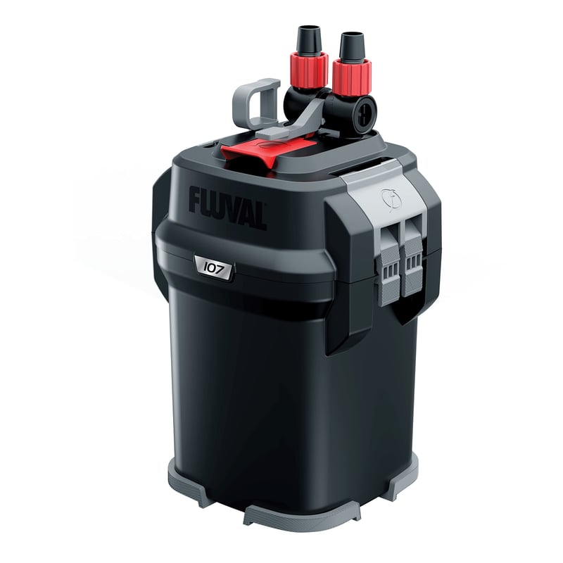 Filtru Extern Fluval 107 Seria 07 - 550 l/h - Filtru pentru Acvarii de până la 130 Litri - Negru