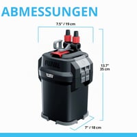 Filtru Extern Fluval 107 Seria 07 - 550 l/h - Filtru pentru Acvarii de până la 130 Litri - Negru 7
