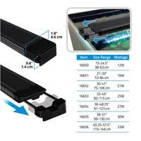 Fluval AquaSky LED 3.0 16W LED osvetlenie do akvária - 53-84,4 cm - energeticky úsporné osvetlenie pre sladkovodné akváriá 8