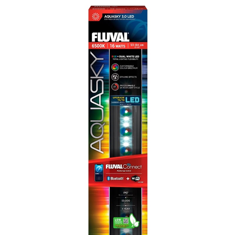 Fluval AquaSky LED 3.0 16W LED osvetlenie do akvária - 53-84,4 cm - energeticky úsporné osvetlenie pre sladkovodné akváriá