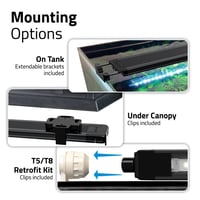 Fluval AquaSky LED 3.0 16W LED osvetlenie do akvária - 53-84,4 cm - energeticky úsporné osvetlenie pre sladkovodné akváriá 7