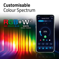 Fluval AquaSky LED 3.0 16W LED osvetlenie do akvária - 53-84,4 cm - energeticky úsporné osvetlenie pre sladkovodné akváriá 5