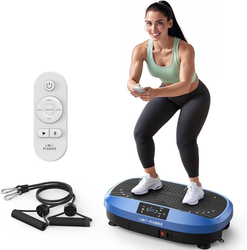 FLYBIRD Vibrációs Tréning Pad - Teljes Test Edzés és Csontritkaság Megelőzés