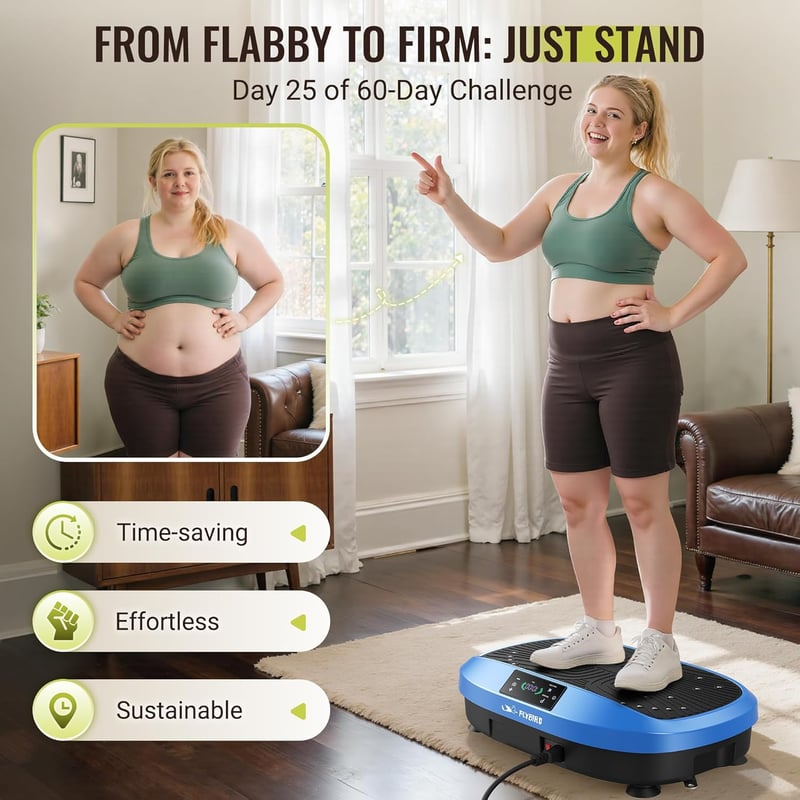 FLYBIRD Vibrációs Tréning Pad - Teljes Test Edzés és Csontritkaság Megelőzés