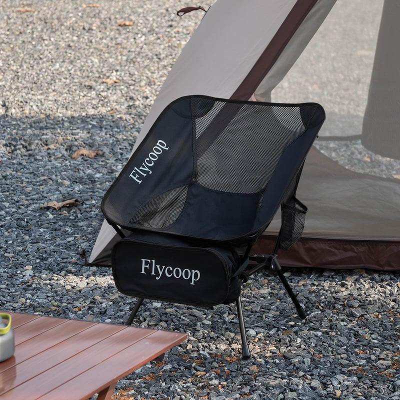 Flycoop Összecsukható Kemping Szék 180kg Hordozható Ultralight Piknik Túra Kempingezés