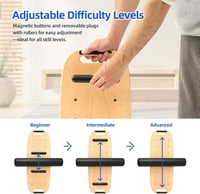 Flycoop Premium Balance Board 200 kg terhelhetőséggel - Egyensúly és koordináció edzéshez 2