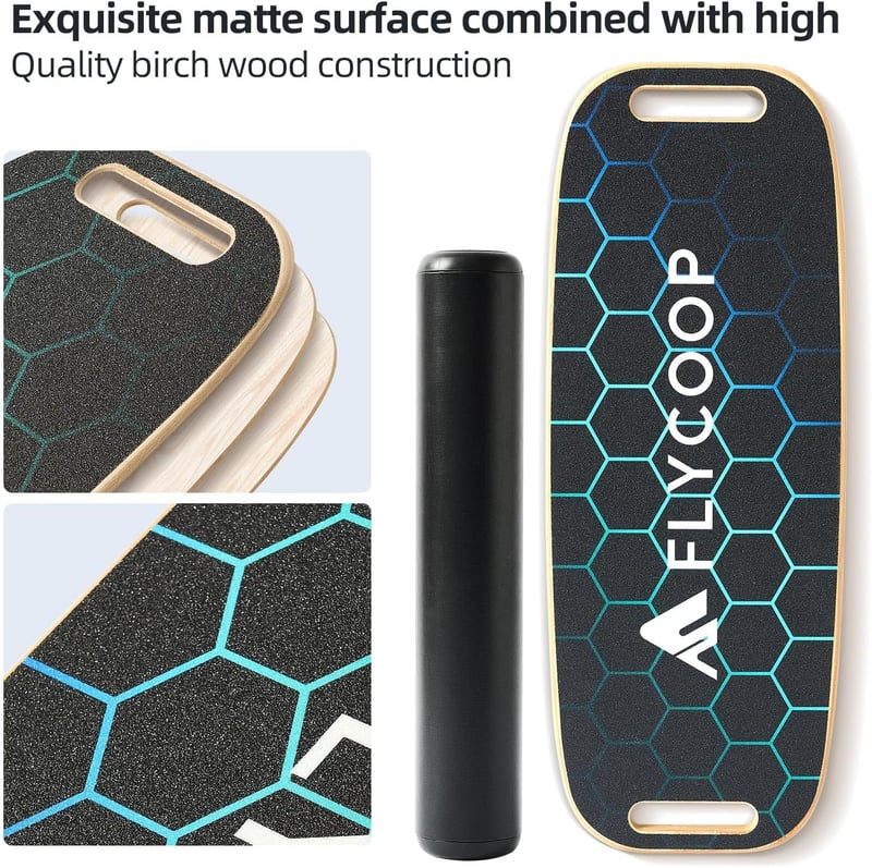 Flycoop Premium Balance Board 200 kg terhelhetőséggel - Egyensúly és koordináció edzéshez