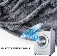 Husă pentru fotoliu puf gigant din blană artificială Flyhug pentru living, pentru adulți, rotundă, pluș moale, fără umplutură, fotoliu tip canapea leneșă, negru, 180 cm (6ft) 5