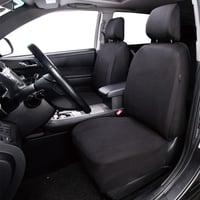 Set complet huse auto Flying Banner, compatibile cu airbag, banchetă spate divizată, universal pentru autoturisme, camioane, SUV-uri, negru 3