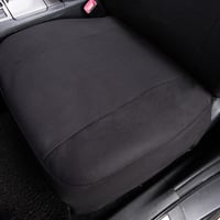 Set complet huse auto Flying Banner, compatibile cu airbag, banchetă spate divizată, universal pentru autoturisme, camioane, SUV-uri, negru 7