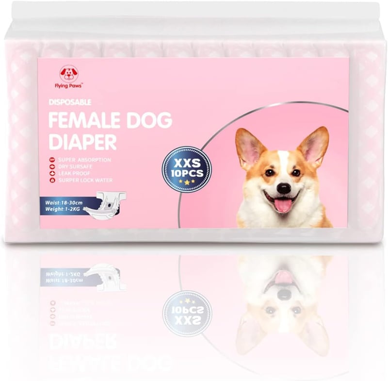 Flying Paws Eldobható Kutyapelenka XXS Méret 10 db Macskának és Kutyának