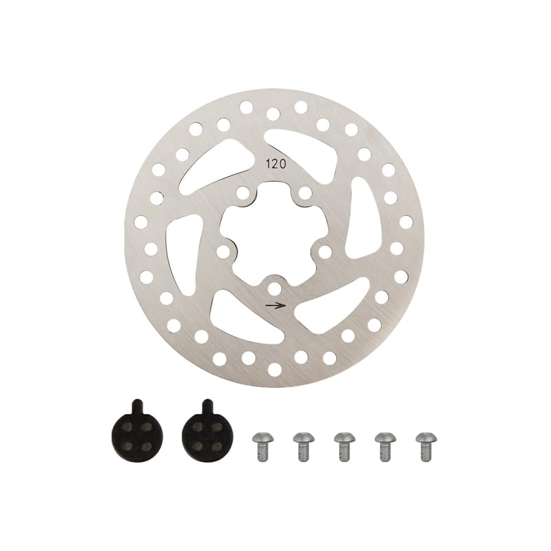 Brzdový kotúč Flylin 120 mm pre elektrickú kolobežku M365/PRO/PRO2, nehrdzavejúca oceľ, 5 otvorov