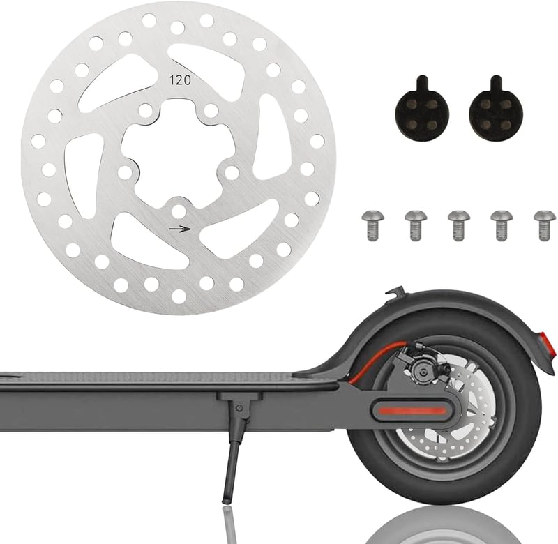 Flylin 120mm Fékkorong Elektromos Roller M365/PRO/PRO2 Rozsdamentes Acél 5 Lyuk