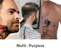 Flylin 6 bucăți cap de ras BT32, cap trimmer pentru aparatul de ras electric Braun Series, accesoriu pentru tuns barba cu 5 piepteni de ghidare de 1, 2, 3, 5, 7 mm 7