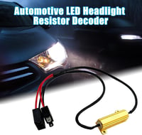 Flylin LED Fényszóró Dekóder 2db H7 50W Canbus Hiba Törlő Motorkerékpár Autó Teherautó 6