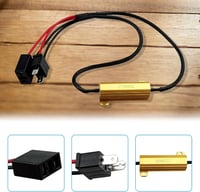 Flylin LED Fényszóró Dekóder 2db H7 50W Canbus Hiba Törlő Motorkerékpár Autó Teherautó 3