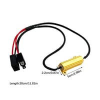 Flylin LED dekodér svetlometov 2ks H7 50W Canbus eliminátor chýb pre motocykle, autá a nákladné vozidlá 2