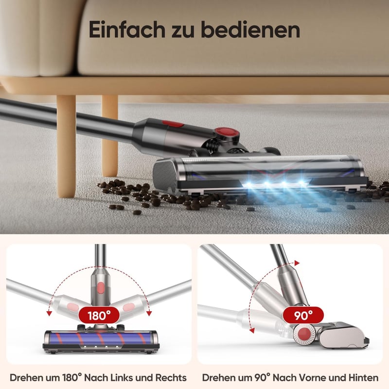 FLYLINKTECH Dyson V7 V8 V10 V11 V15 porszívó kefe LED világítással