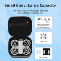 Flymile DJI Neo Fly More Combo utazótáska vízálló hordtáska fekete 2