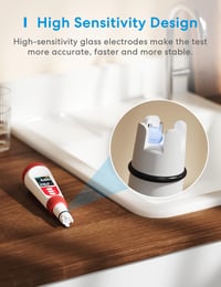 Flysocks 4 az 1-ben pH mérő, vízminőség teszter TDS/EC hőmérséklet LCD kijelzővel 6