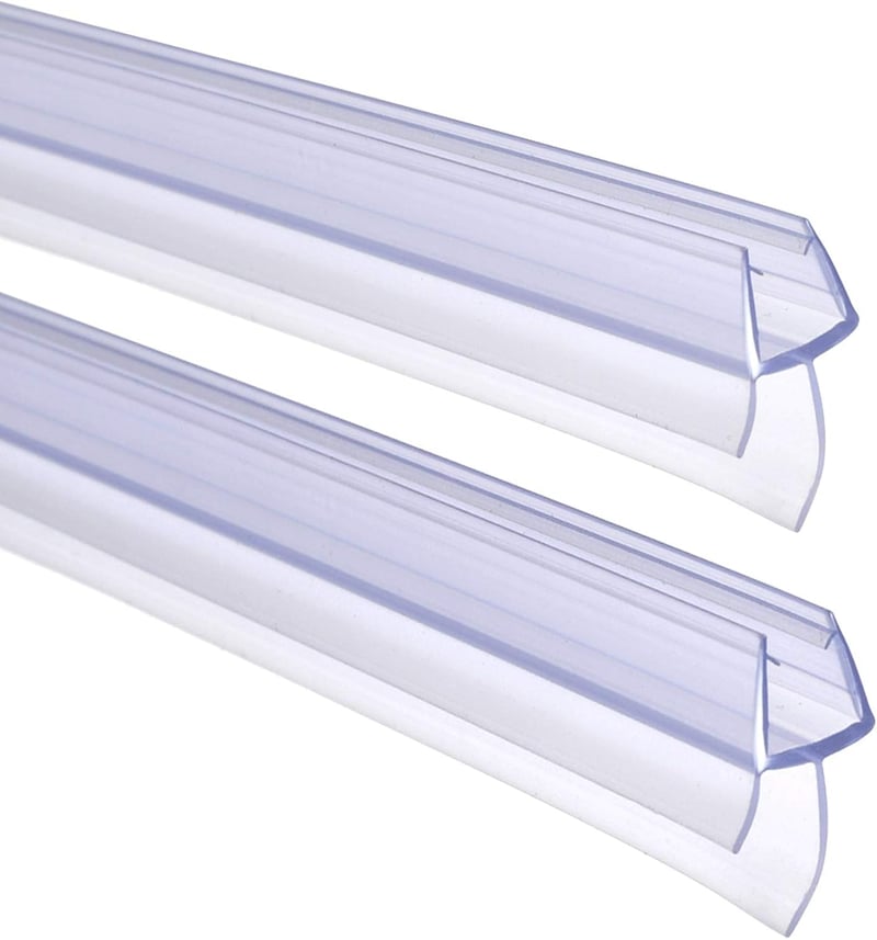 FOCCTS Zuhanykabin Ajtó Tömítés 2x90cm - 6-8mm Üveghez Vízálló Gumilabda