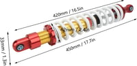 Fockety 450mm Univerzális Motorkerékpár Lengéscsillapító ATV Quad Robogó Dirtbike 7