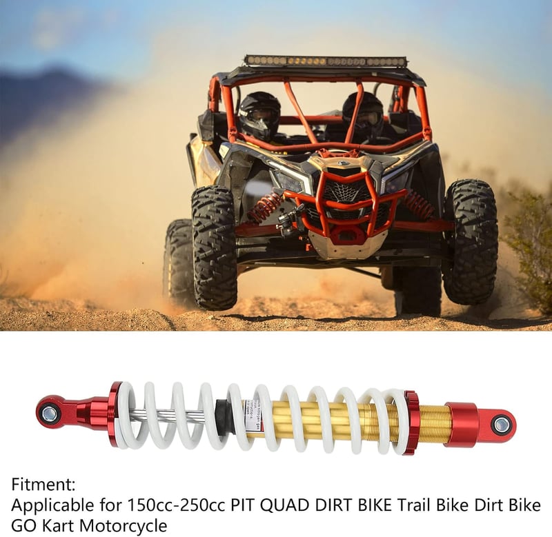 Fockety 450mm Univerzális Motorkerékpár Lengéscsillapító ATV Quad Robogó Dirtbike
