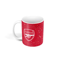 Oficiálny hrnček FOCO Arsenal FC s dizajnom striekancov farby – Licencovaný darček pre fanúšikov 4