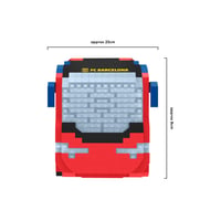 Set de construcție autobuz FC Barcelona BRXLZ 3D FOCO - Produs cu licență oficială 4