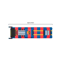 Set de construcție autobuz FC Barcelona BRXLZ 3D FOCO - Produs cu licență oficială 3