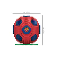 Set de Construcție 3D Minge de Fotbal FOCO FC Barcelona BRXLZ - Set de Cărămizi cu Licență Oficială pentru Suporteri 4