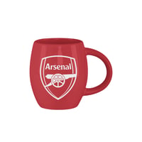 Oficiálne licencovaný hrnček FOCO s klasickým nápisom Arsenal FC – oficiálny darček pre fanúšikov 1