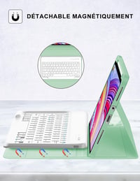 FOGARI Bluetooth Billentyűzet Redmi Pad Pro 12.1 AZERTY Francia Világoszöld 4