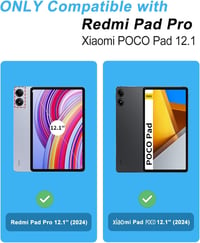FOGARI Bluetooth Billentyűzet Redmi Pad Pro 12.1 AZERTY Francia Világoszöld 2