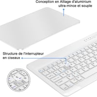 FOGARI Bluetooth Billentyűzet Redmi Pad Pro 12.1 AZERTY Francia Világoszöld 3