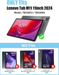 FOGARI Lenovo Tab M11 Mágneses Billentyűzet Tok QWERTZ Fekete 7