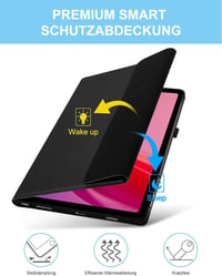FOGARI Lenovo Tab M11 Mágneses Billentyűzet Tok QWERTZ Fekete 3