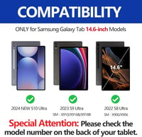 FOGARI Samsung Galaxy Tab S9 Ultra billentyűzetes tok 14.6" Bluetooth vezeték nélküli 2