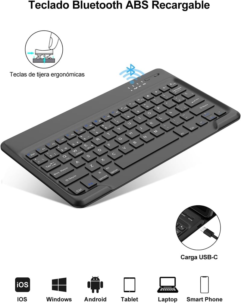FOGARI Samsung Galaxy Tab S9 Ultra billentyűzetes tok 14.6" Bluetooth vezeték nélküli