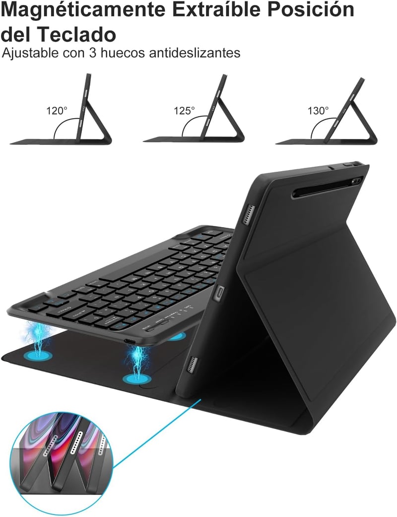 FOGARI Samsung Galaxy Tab S9 Ultra billentyűzetes tok 14.6" Bluetooth vezeték nélküli