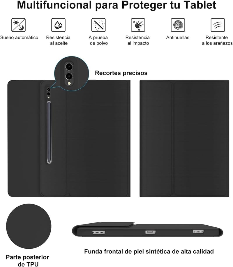FOGARI Samsung Galaxy Tab S9 Ultra billentyűzetes tok 14.6" Bluetooth vezeték nélküli