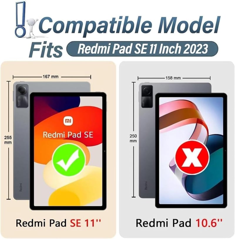 FOGARI Xiaomi Redmi Pad SE 2023 11" Billentyűzet Tok Mágneses Vezeték Nélküli Italiano QWERTY Fekete