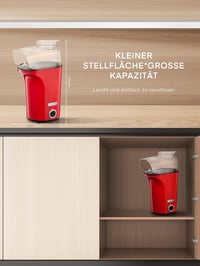FOHERE forrólevegős popcornkészítő 1400 W, 4 L / 120 g, olajmentes 9