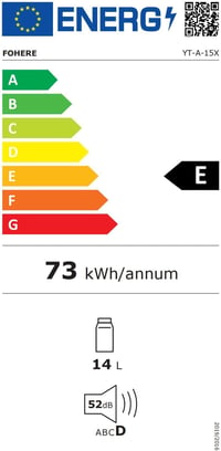 FOHERE 15L Hűtő-Fűtő Minihűtőszekrény Autóhoz Irodához Szobához Alacsony Zajszint Piros 10