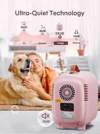 FOHERE 5 literes mini hűtőszekrény kozmetikumokhoz, italokhoz, 220V/12V, hálószobai és autós hűtő, rózsaszín 4